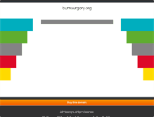 Tablet Screenshot of burnsurgery.org